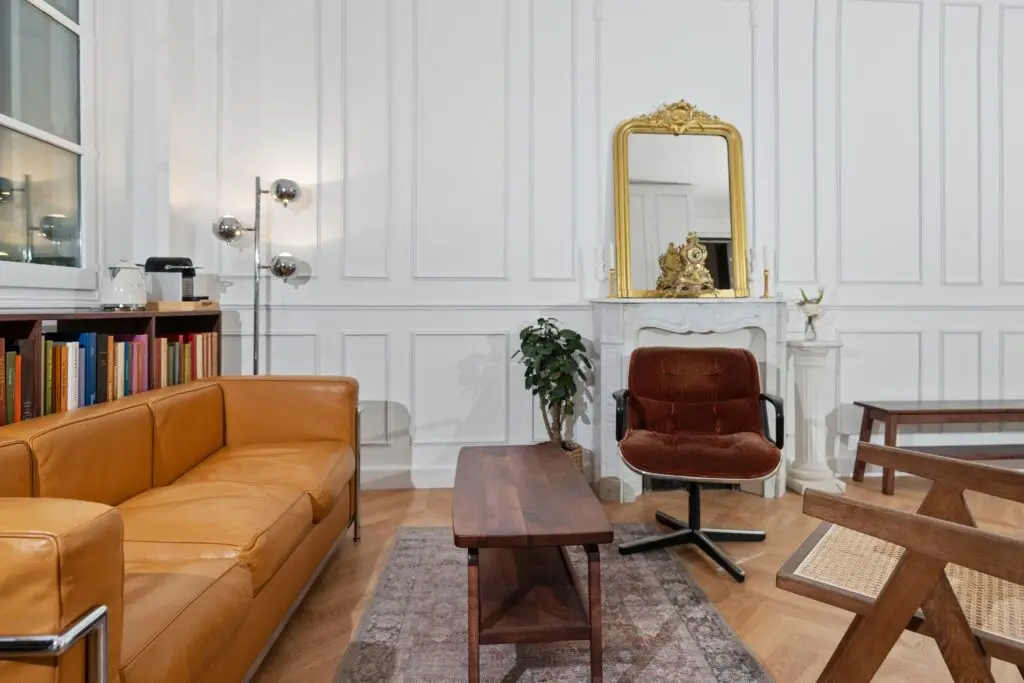 Salon haussmannien meublé